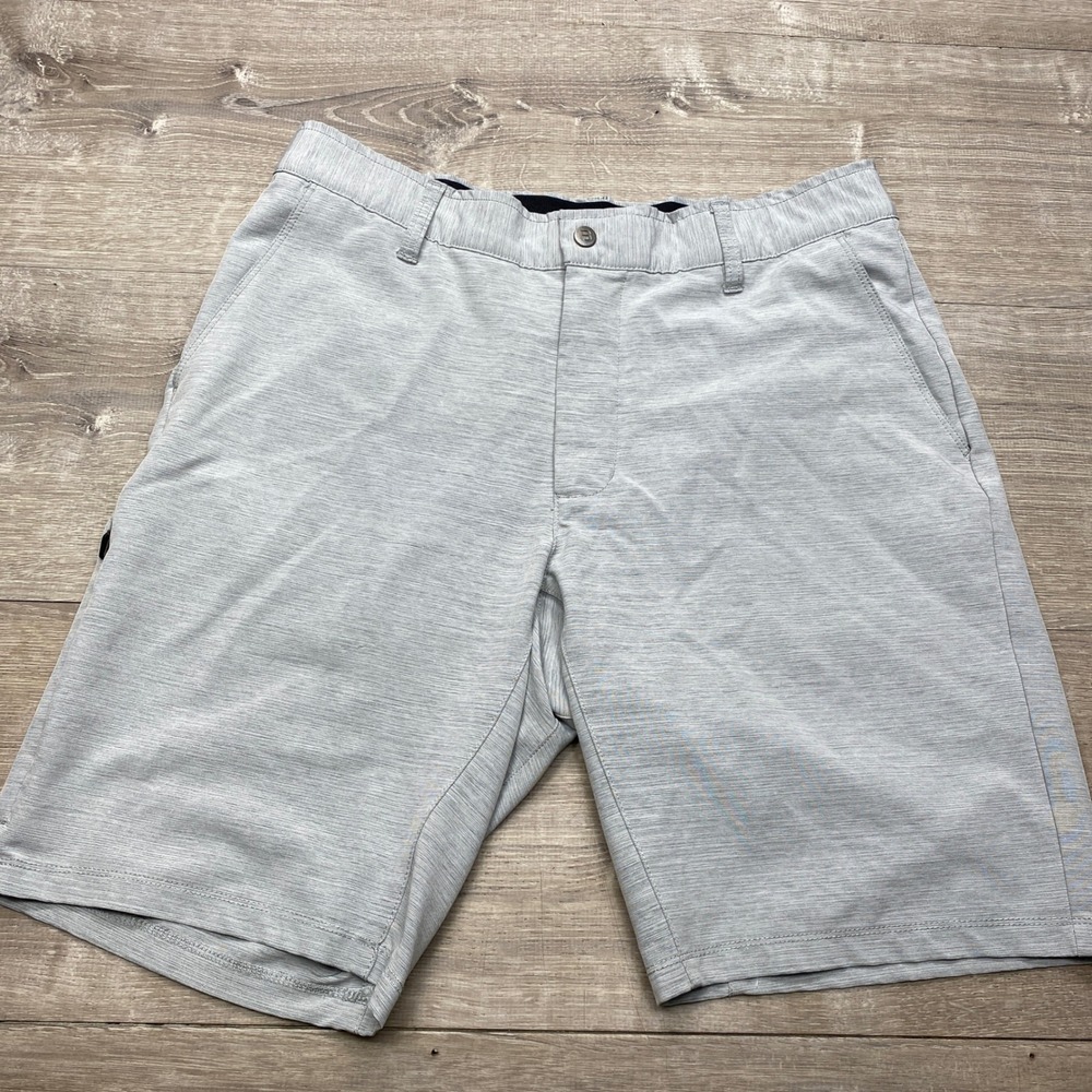 BYLT Kinetic Short Mens L Fawn Grey Heathered Performance Golf Athletic